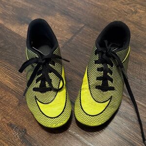 Kids Black and Yellow Athletic Shoes